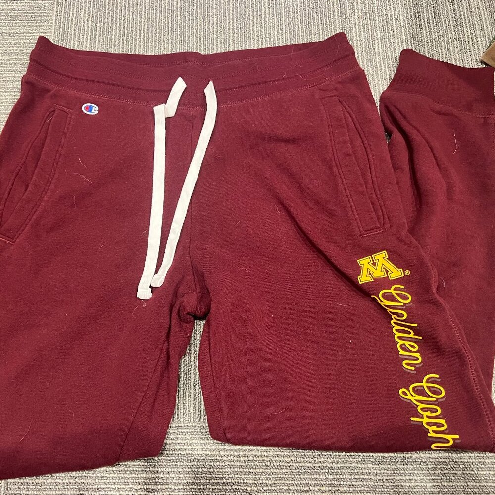 Golden Gopher Maroon Champion Sweatpant Joggers